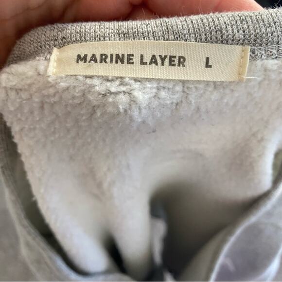 Marine Layer Men’s Crew Neck Fastly Sweatshirt Size Large - Picture 6 of 6